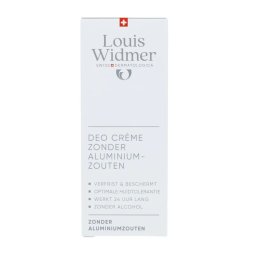 Louis Widmer Deo Crème Zonder Aluminiumzouten Licht Geparfumeerd