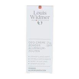 Louis Widmer Deo Crème Zonder Aluminiumzouten Zonder Parfum