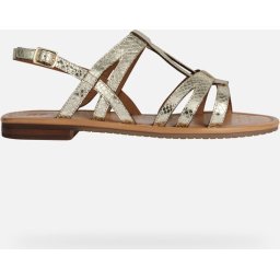 GEOX - Maat 39 - D SOZY S vrouwen Sandalen - goud