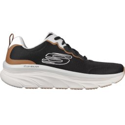 Skechers - maat 44 - D'Lux Walker-Scrambler Heren Sneakers - Black/Orange