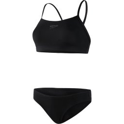 Speedo - Maat 38 - ECO Endurance+ Thinstrap 2 pieces Badpak Dames - Zwart