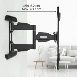 Hama tv beugel - Draai en kantelbaar - 32" - 75" - max 35kg - VESA 400x400