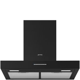 Smeg KBT600MB Schouwkap Zwart