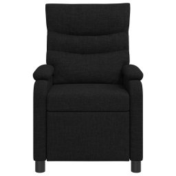 vidaXL Relaxfauteuil Zwart Stof
