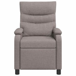 vidaXL Relaxfauteuil Taupe Stof