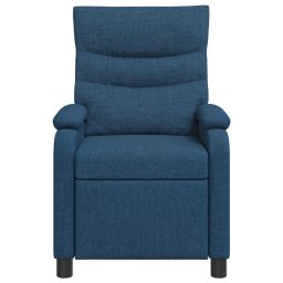 vidaXL Relaxfauteuil Blauw Stof