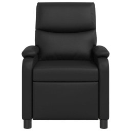 vidaXL Relaxfauteuil Zwart Kunstleer