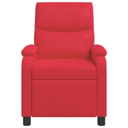 vidaXL Relaxfauteuil Rood Kunstleer