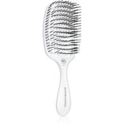 Olivia Garden ESSENTIAL CARE FLEX Medium Hair Bristles Haarborstel Ice White 1 st