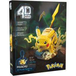 4D Build Pokemon - Pikachu 3D Bouwpakket (201 stukjes)