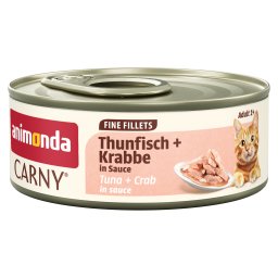 12x60g Animonda Carny Adult in Saus Tonijn & Krab Kattenvoer nat