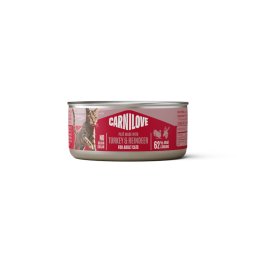 Voordeelpakket 12x 100g Carnilove Cat Paté Kalkoen & Rendier nat kattenvoer