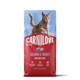 6 kg Carnilove Active Cat met zalm en kalkoen droog kattenvoer