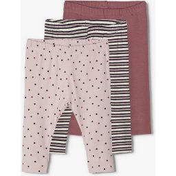 NAME IT - Maat 56 - BABY NBFRONLA LEGGING 3 P Legging - Blauw