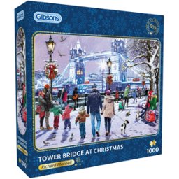 Richard Macneil - Tower Bridge at Christmas Puzzel (1000 stukjes)