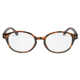 Melleson Optics Leesbril +2.50 Mat Havanna Rond