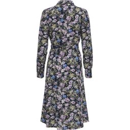 JDY Maat 36 - JDYPIPER L/S ABOVE CALF DRESS WVN - Dames - Maxi jurken