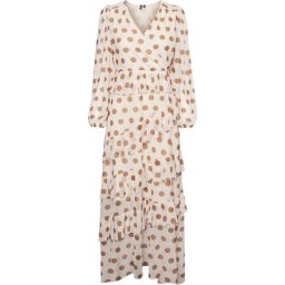 Vero Moda Maat S VMKAE D1 LS ANCLE MESH DRESS Dames Jurk