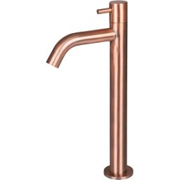 Differnz Wastafelkraan - Koudwaterkraan - Hoog - 28.5 x 11.5 cm - Rood Koper