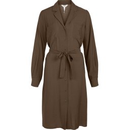 OBJECT Maat 40 OBJSELINE L/S SHIRT DRESS PB12 DIV Dames Jurk