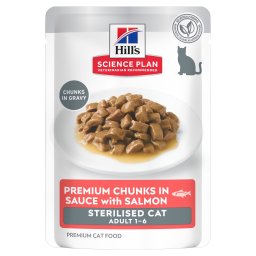 Hill's Science Plan Adult Sterilised Cat - Lachs (12 x 85 g)