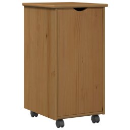 vidaXL Bureau Kas Set 2 st HoningBruin Massief grenenhout