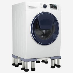 vidaXL Wasmachinebasis Grijs 67 x 67 x 21,5 cm Roestvrij staal
