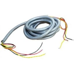 Gemi Elettronica Kabel voor schoorsteenventilator met flexibele stalen mantel, hittebestendig voor veilige installatie van rookgasventilator gemi