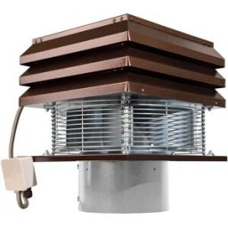 Gemi Elettronica Rookgasventilator pro model rond, schoorsteenventilator / rookafzuiger met hoge prestaties voor trekverbetering en rookafvoer gemi