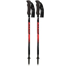 FIZAN Compact black/red- Trekkingstokken