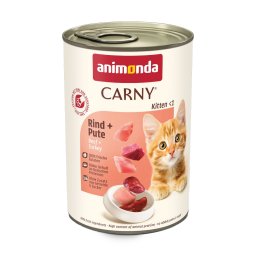 12 x 400 g Rund & Kalkoen Kitten animonda Carny kattenvoer
