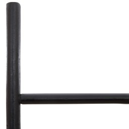 vidaXL Deken Ladder Zwart 50 x 190 cm Bamboe