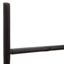 vidaXL Deken Ladder Zwart 40 x 150 cm Bamboe