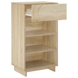 vidaXL Schoenenkast 48 x 38 x 87,5 cm Bewerkt hout Sonoma Eiken