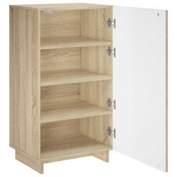 vidaXL Schoenenkast 48 x 38 x 87,5 cm Bewerkt hout Sonoma Eiken