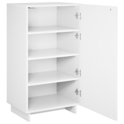 vidaXL Schoenenkast 48 x 38 x 87,5 cm Bewerkt hout Wit