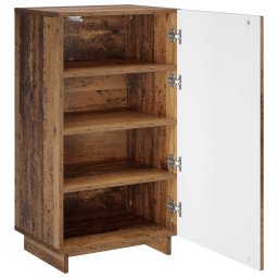 vidaXL Schoenenkast 48 x 38 x 87,5 cm Bewerkt hout Oud hout