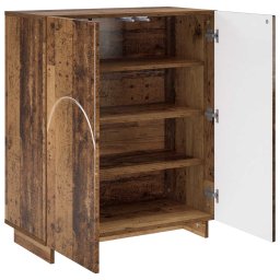vidaXL Schoenenkast 73 x 38 x 87,5 cm Bewerkt hout Oud hout