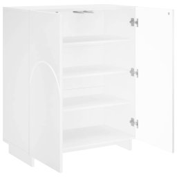 vidaXL Schoenenkast 73 x 38 x 87,5 cm Bewerkt hout Wit