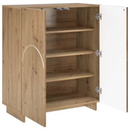 vidaXL Schoenenkast 73 x 38 x 87,5 cm Bewerkt hout Artisanaal eiken
