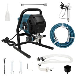 vidaXL Airless Verfspuit 7,6 m Slang 220V 1,5 L/min 200 Bar