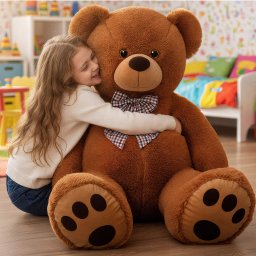 Knuffelbeer Bruin Pluche 150cm XXL