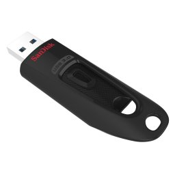 SanDisk USB Ultra 128GB 100MB/s - USB 3.0 USB-sticks Zwart