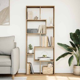 vidaXL Kamerscherm / boekenkast 67x25x161,5 cm hout artisanaal eiken