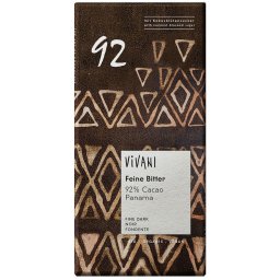 Vivani Chocoladereep Puur 92% Cacao