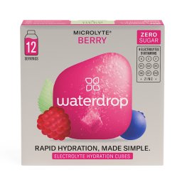 Waterdrop Microlyte Berry Electrolyte Hydration Cubes