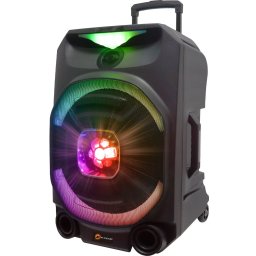N-GEAR THE FLASH 1550D - karaoke set - 15" Woofer - Bluetooth - LED Lichtshow - Draadloze Microfoons - 800W