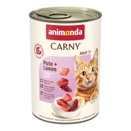 12 x 400 g Kalkoen & Lam Adult Animonda Carny Kattenvoer