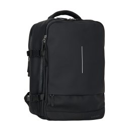 New Rebels Jessi Womby Cabin Rugzak - 27L Waterdichte Onderseater Handbagage, Geschikt voor Vliegtuig 30x20x45cm Zwart