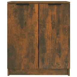 vidaXL Schoenenkast 59x35x70 cm bewerkt hout gerookt eikenkleurig